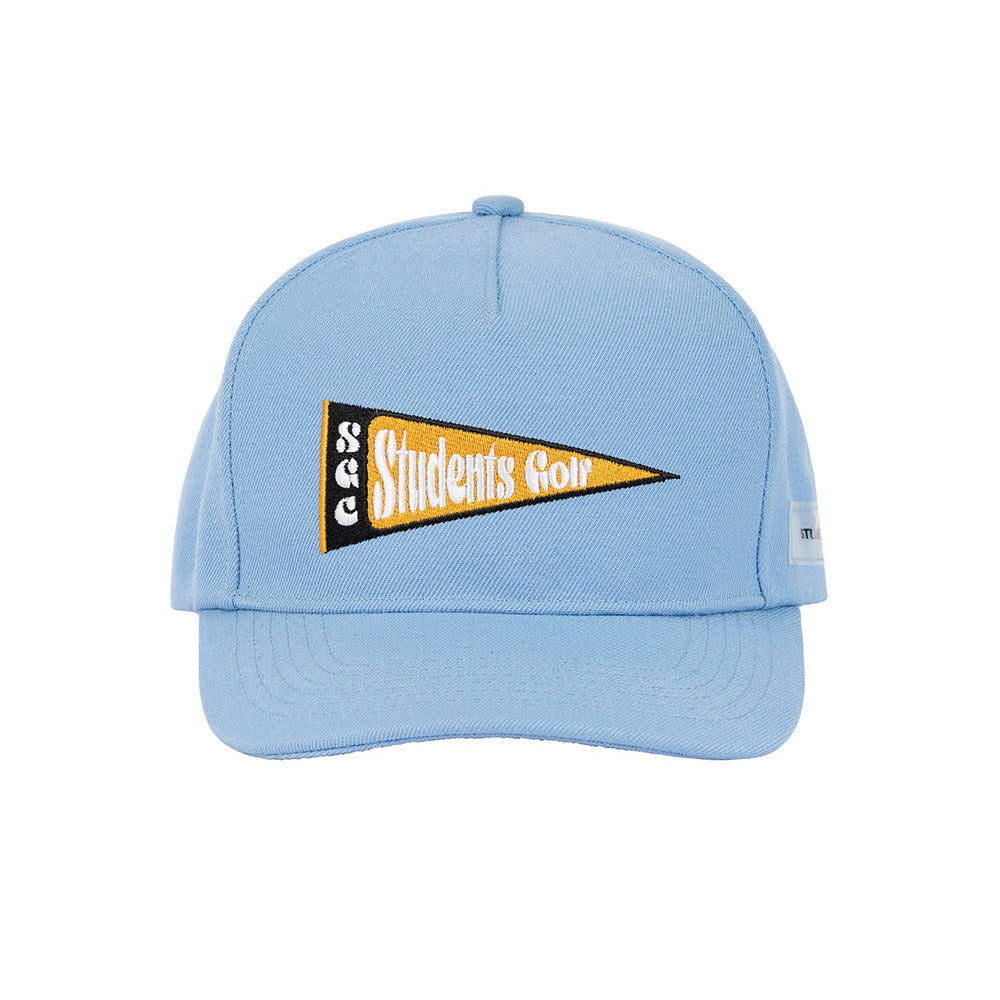 "Students Golf University 5 Panel Velcro Cap - Chambray
"
