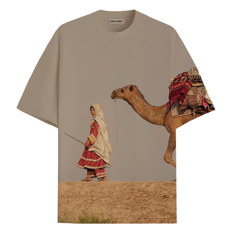 Love Closely History Camel Short