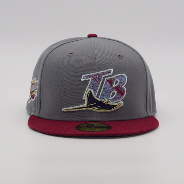 New Era 59Fifty Earthtone Tampa Bay Rays Inaugural Patch Hat