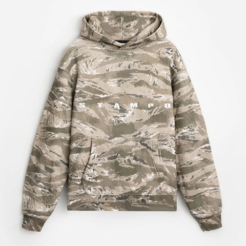 Stampd Camo Patchwork Pullover Hoodie
