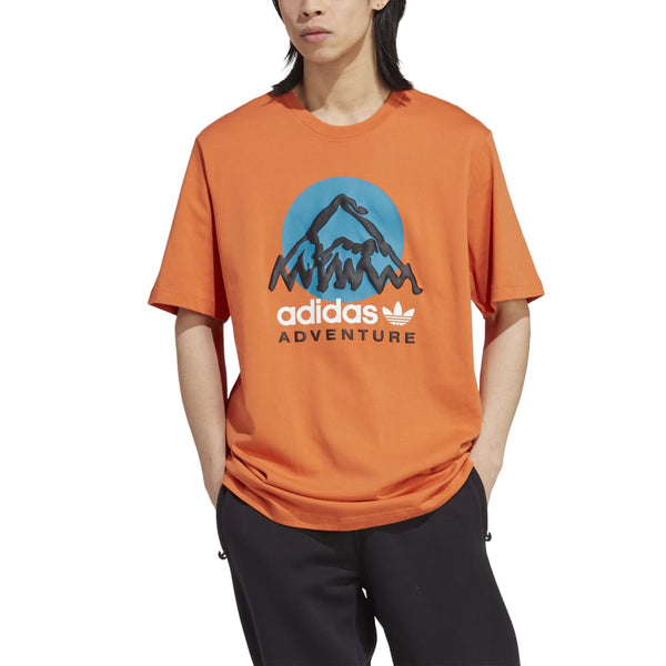 【関税送料込み】adidas originals Adventure Logo T-Shirt adidas Adventure Logo Tee - Black | Free Shipping with