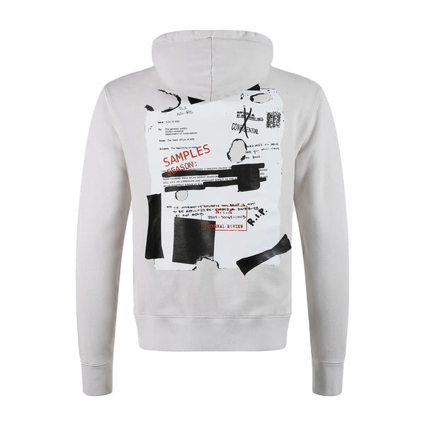 RtA Dion Burned Documents Pullover Hoodie – Fresh Rags FL