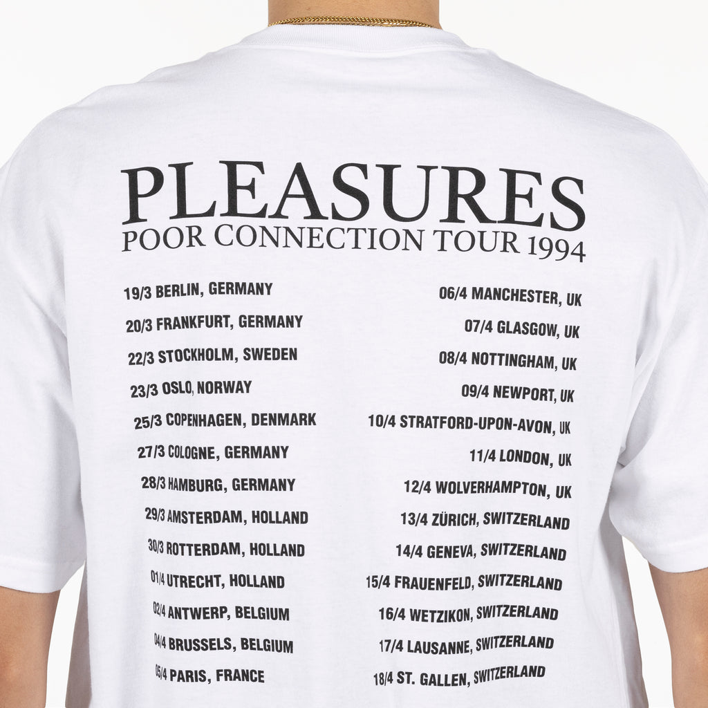 Pleasures Poor Connection SS Tee - White