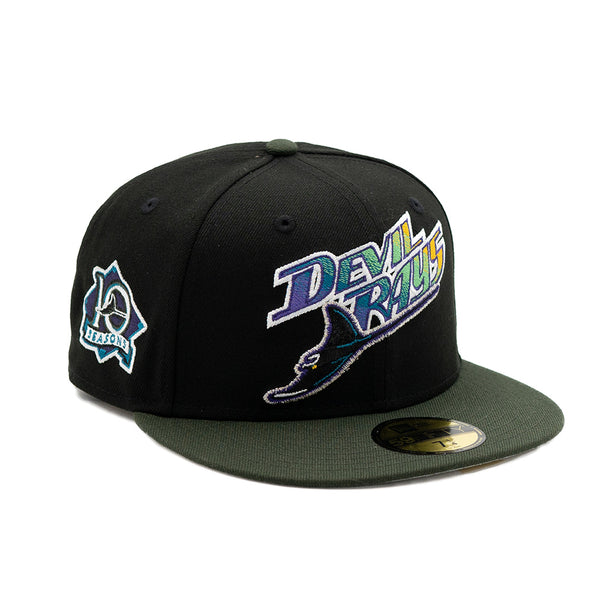 New Era Cap 59Fifty Tampa Bay Devil Rays Inaugural Side Patch Oversiz –  Fresh Rags FL