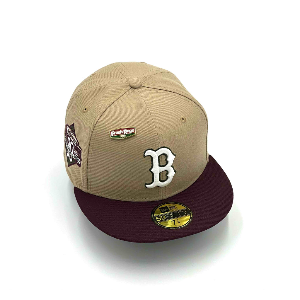 NEW ERA CAP 59FIFTY Boston Red Sox 90Th Ann Side PATCH "Pizzeria" FOR FRSH