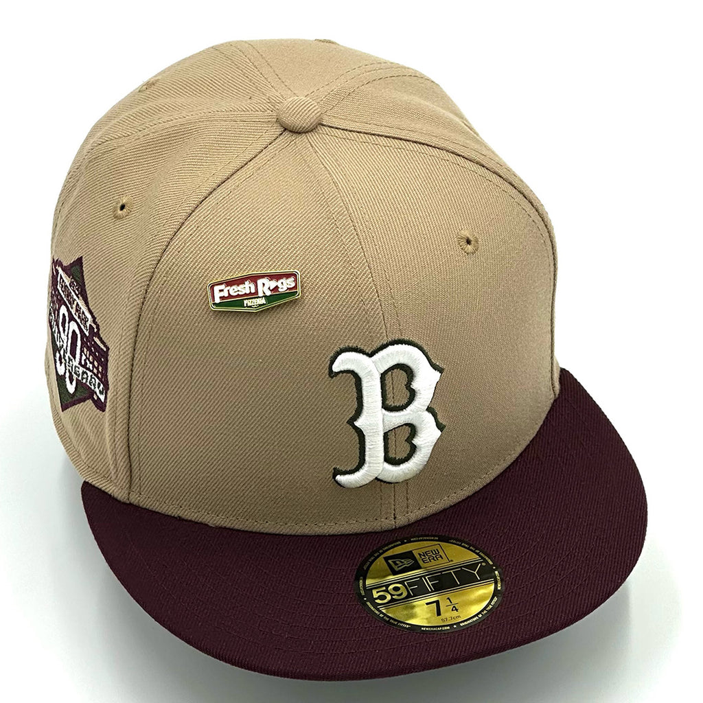 NEW ERA CAP 59FIFTY Boston Red Sox 90Th Ann Side PATCH "Pizzeria" FOR FRSH