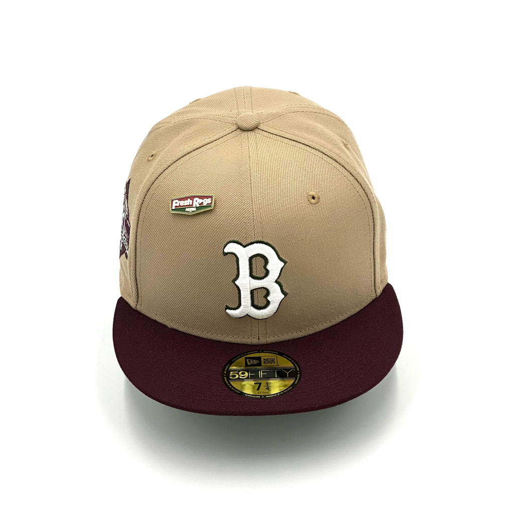 NEW ERA CAP 59FIFTY Boston Red Sox 90Th Ann Side PATCH "Pizzeria" FOR FRSH