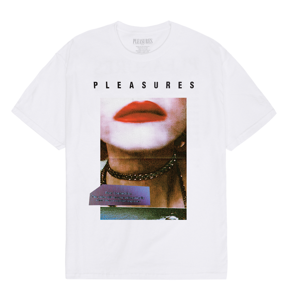 Pleasures Poor Connection SS Tee - White
