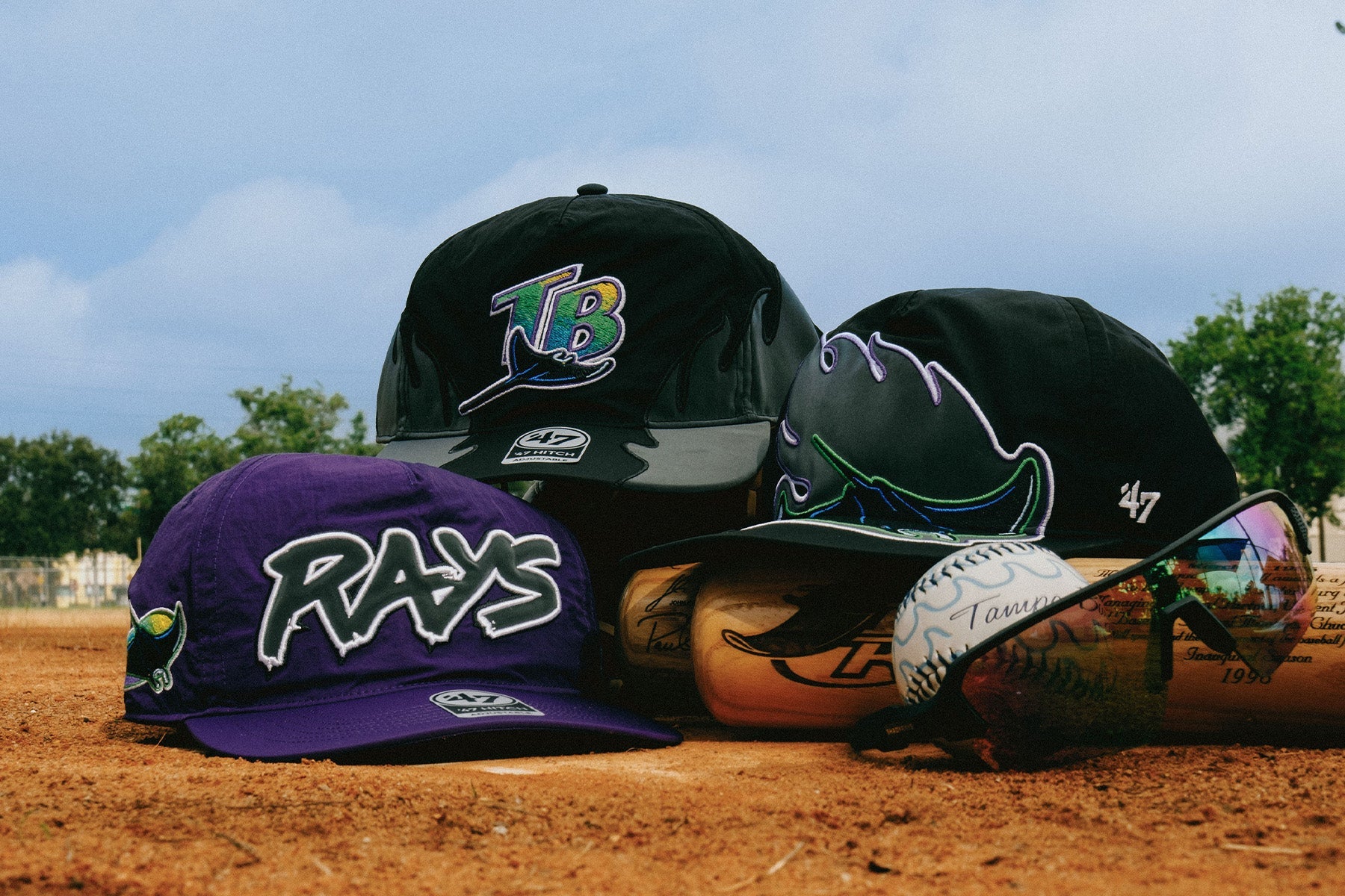 Behind the Fresh Rags x ’47 x Tampa Bay Rays "Iridium" Collection