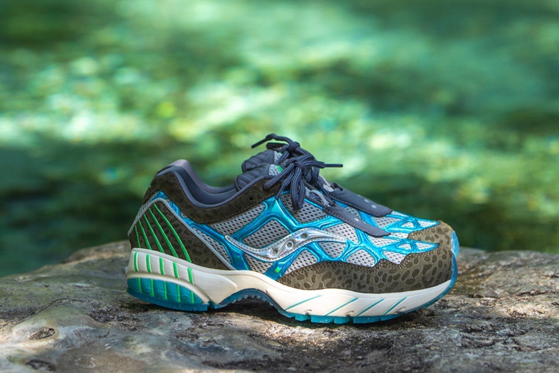 Fresh Rags x Saucony Originals Grid Web Manatee Capsule