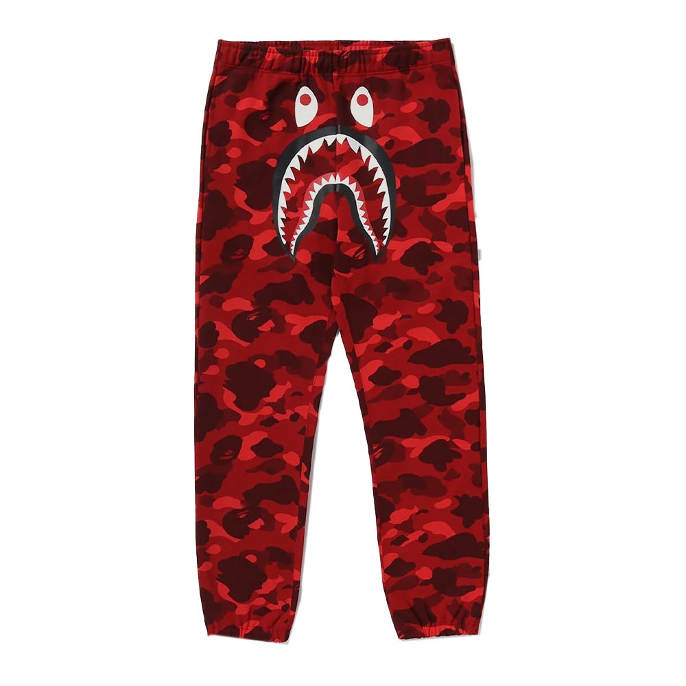 A Bathing Ape Color Camo Shark Sweat Pant - Red – Fresh Rags FL