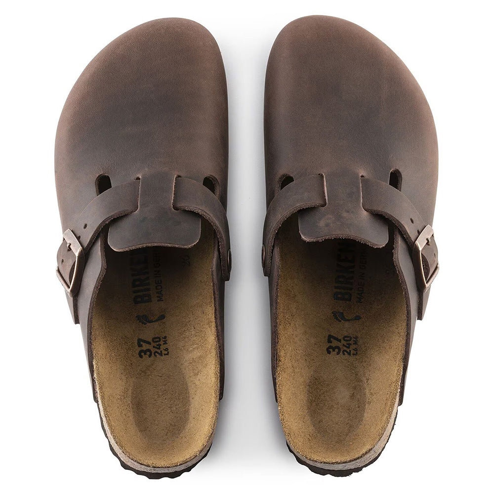 Birkenstock Boston NU Oiled Leather - Habana