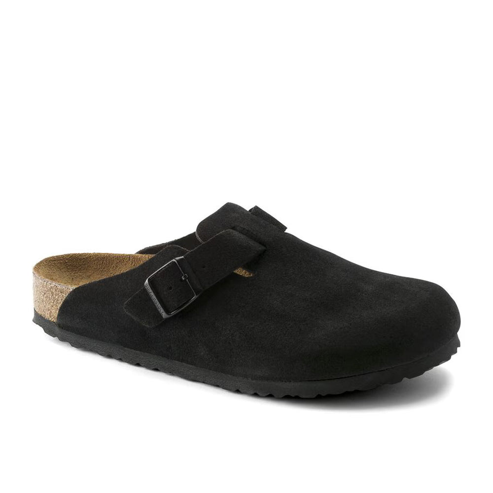 Birkenstock Boston BS Suede "Black"