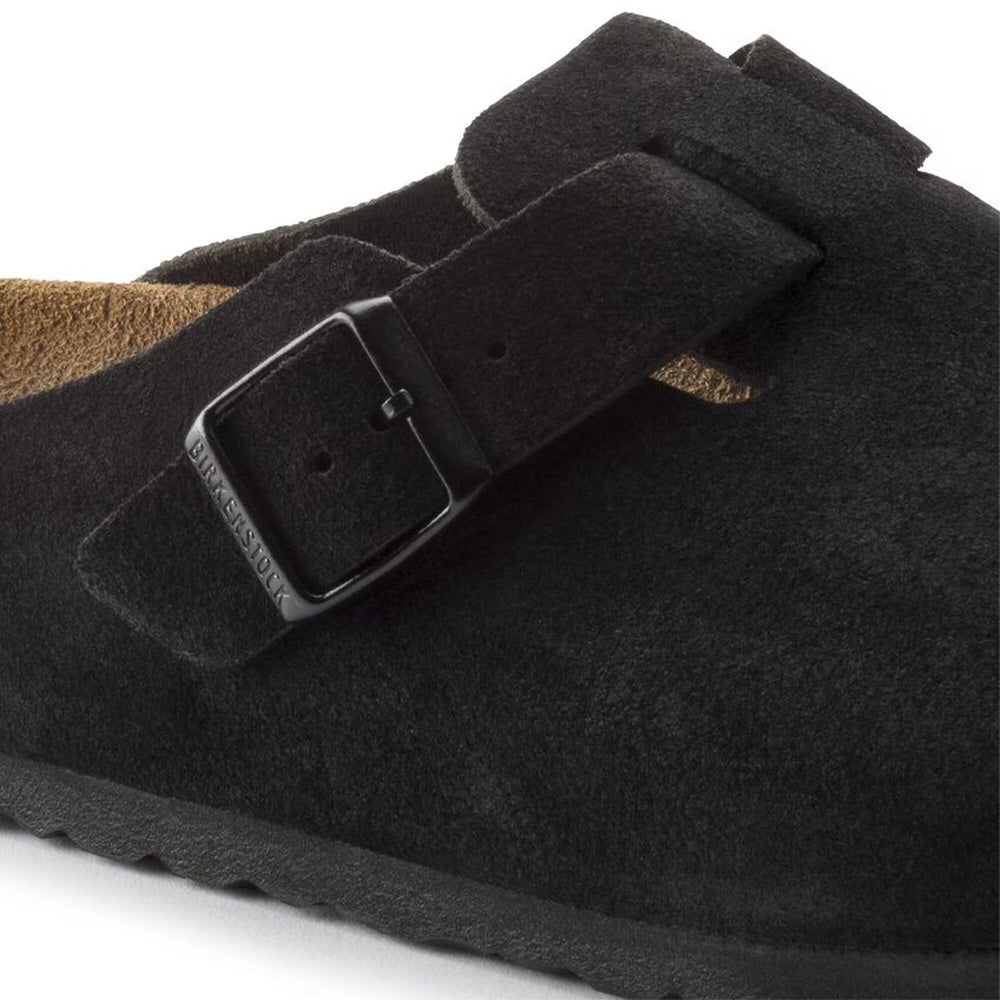 Birkenstock Boston BS Suede "Black"
