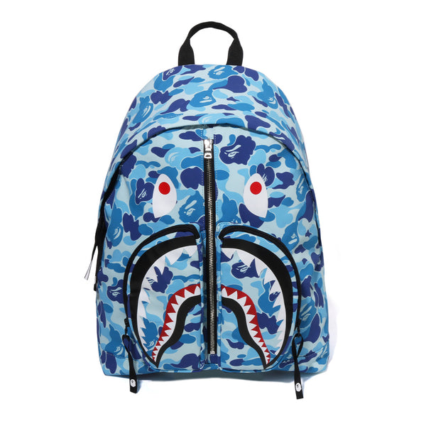 A Bathing Ape ABC Camo Shark Daypack Backpack - Blue Camo – Fresh
