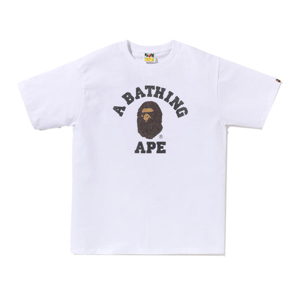 A Bathing Ape Glass Beads College SS Tee - White – Fresh Rags FL