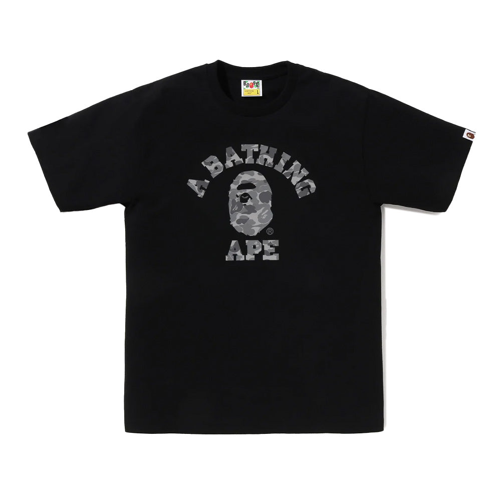 A Bathing Ape ABC Camo Reflective On College SS Tee