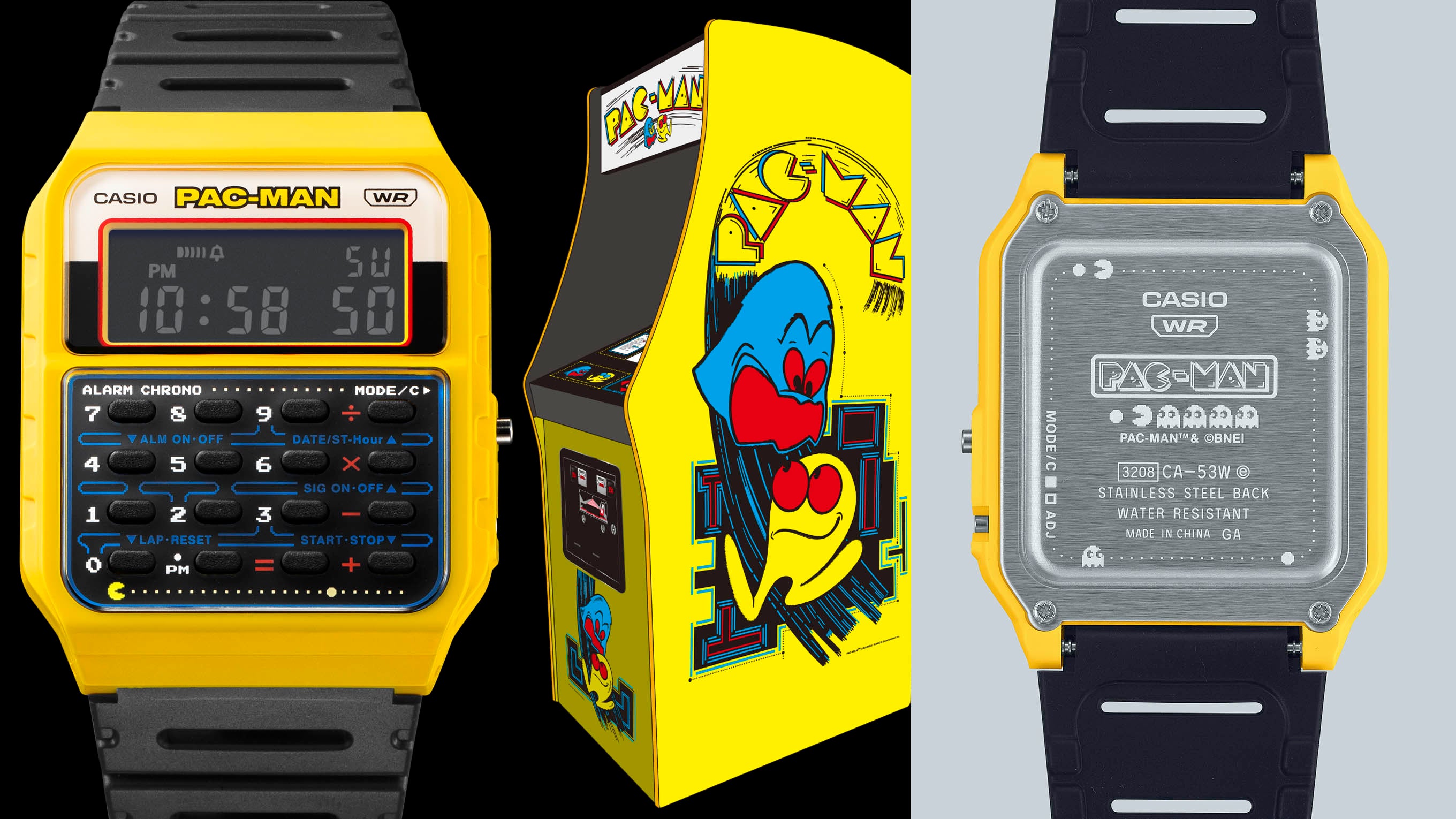 CASIO PAC-MAN デジタル腕時計 F-91WPC-1AJR | CASIO
