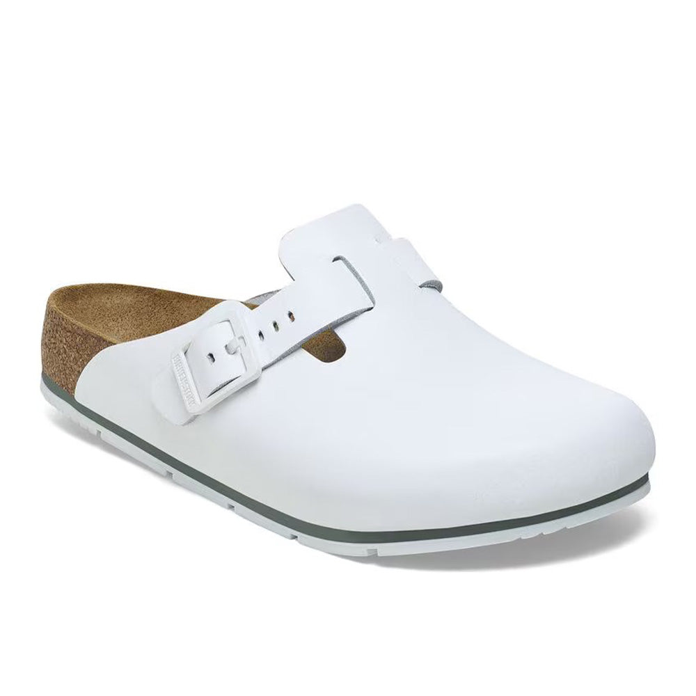 Birkenstock Boston PRO Leather - White