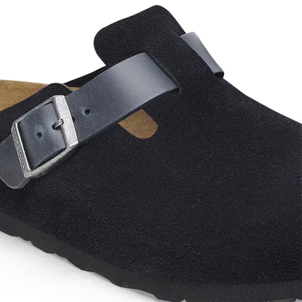 Birkenstock Boston BS Suede "Midnight"