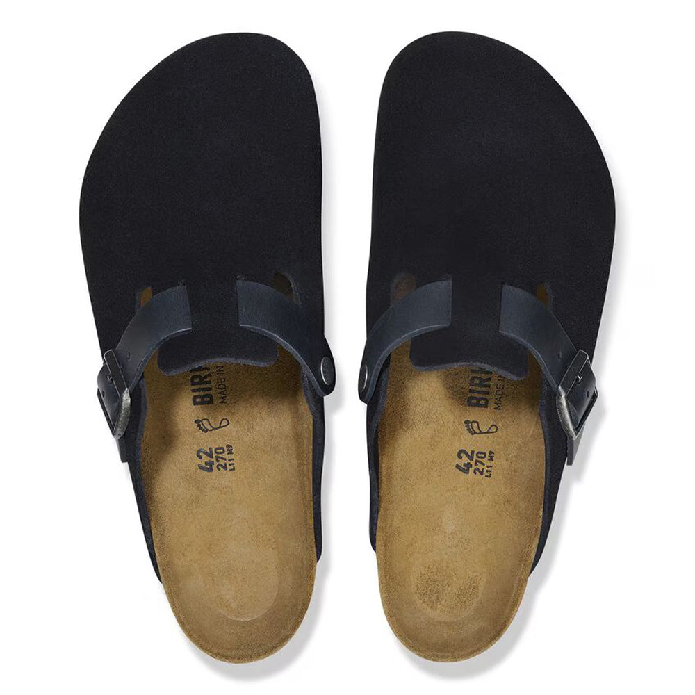 Birkenstock Boston BS Suede "Midnight"