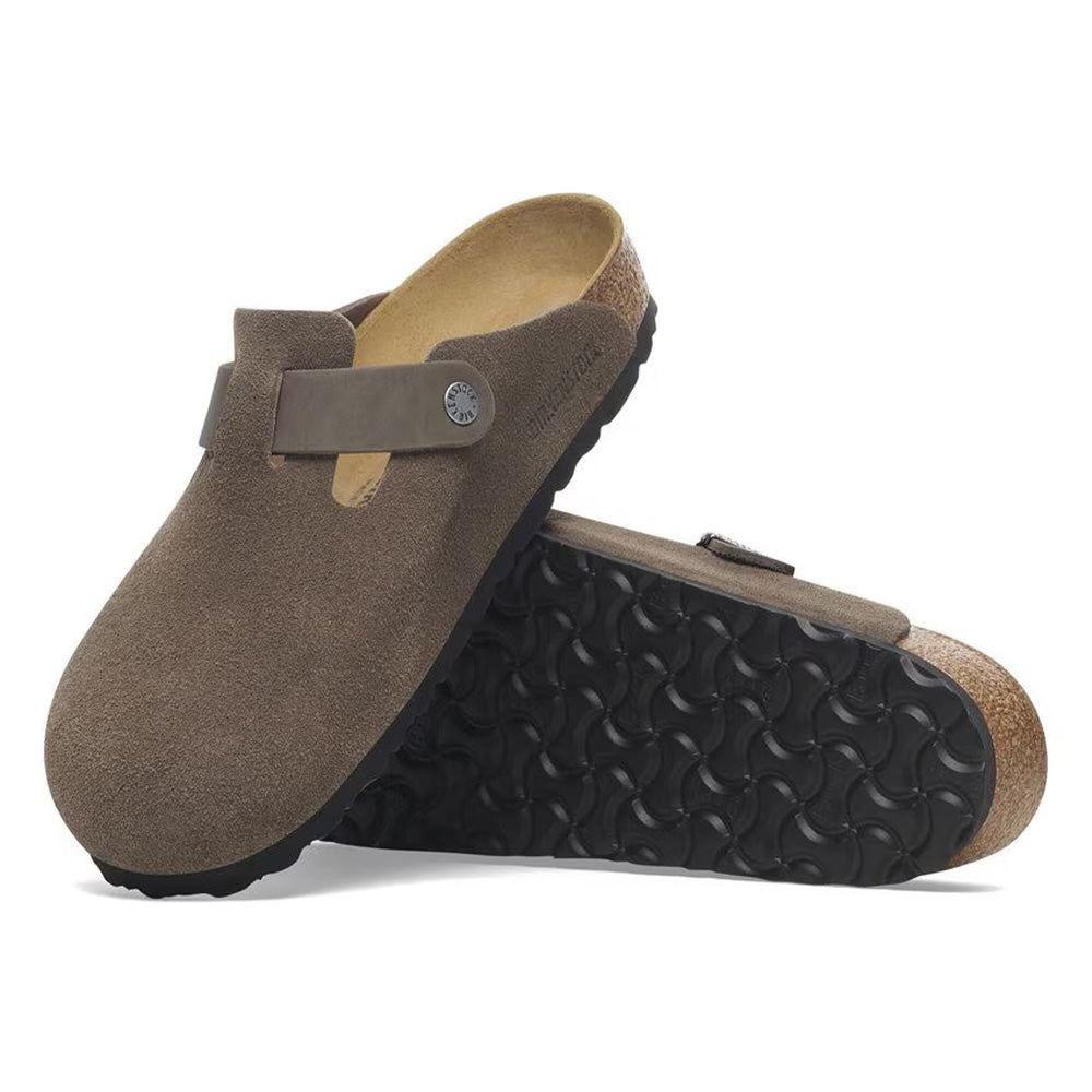 Birkenstock Boston BS Suede "Concrete Gray"