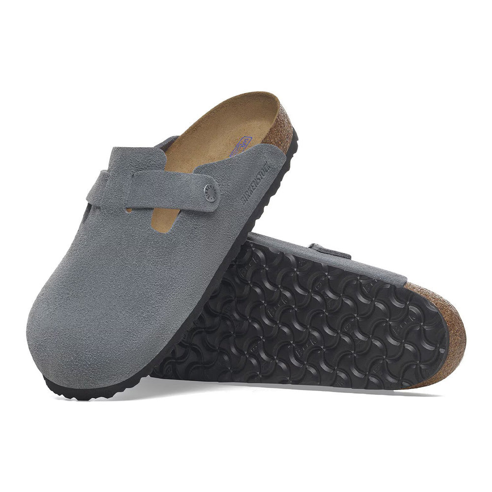 Birkenstock Boston BS Suede "Basalt Grey"