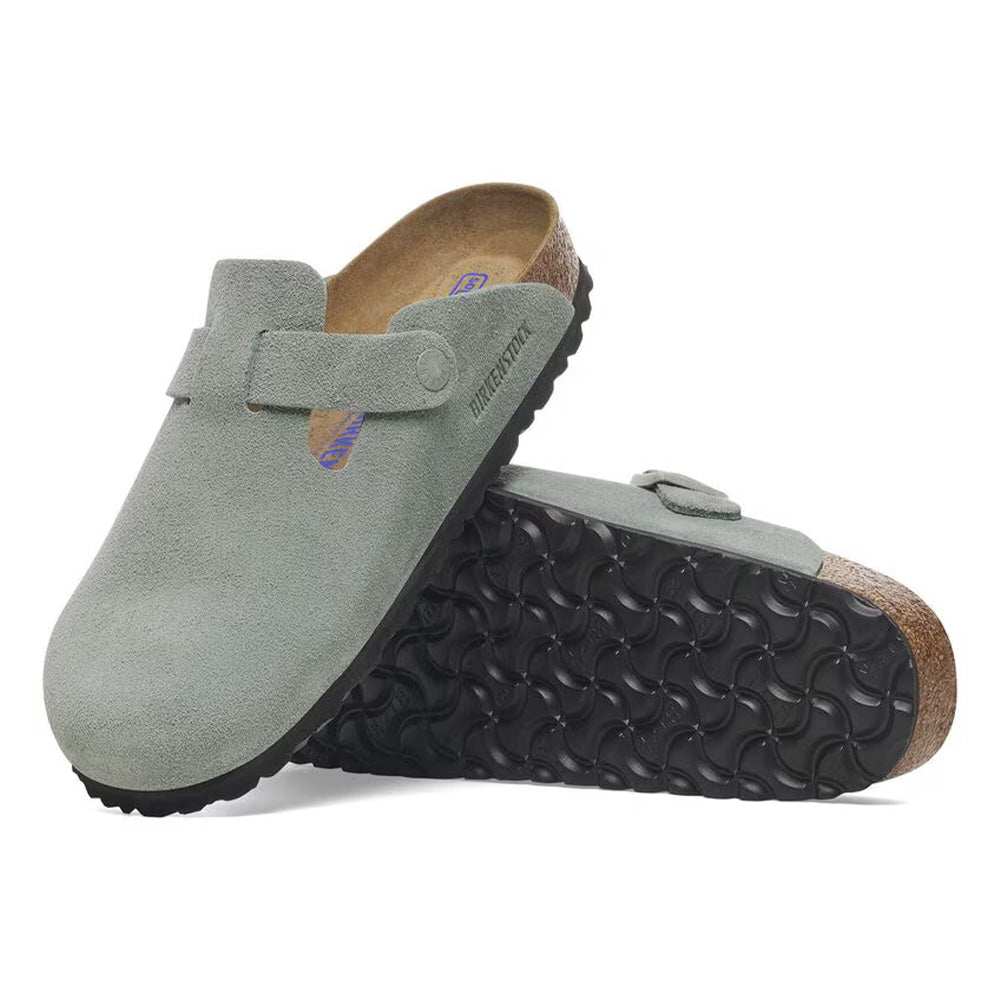 Birkenstock Boston BS Suede "Pure Sage"