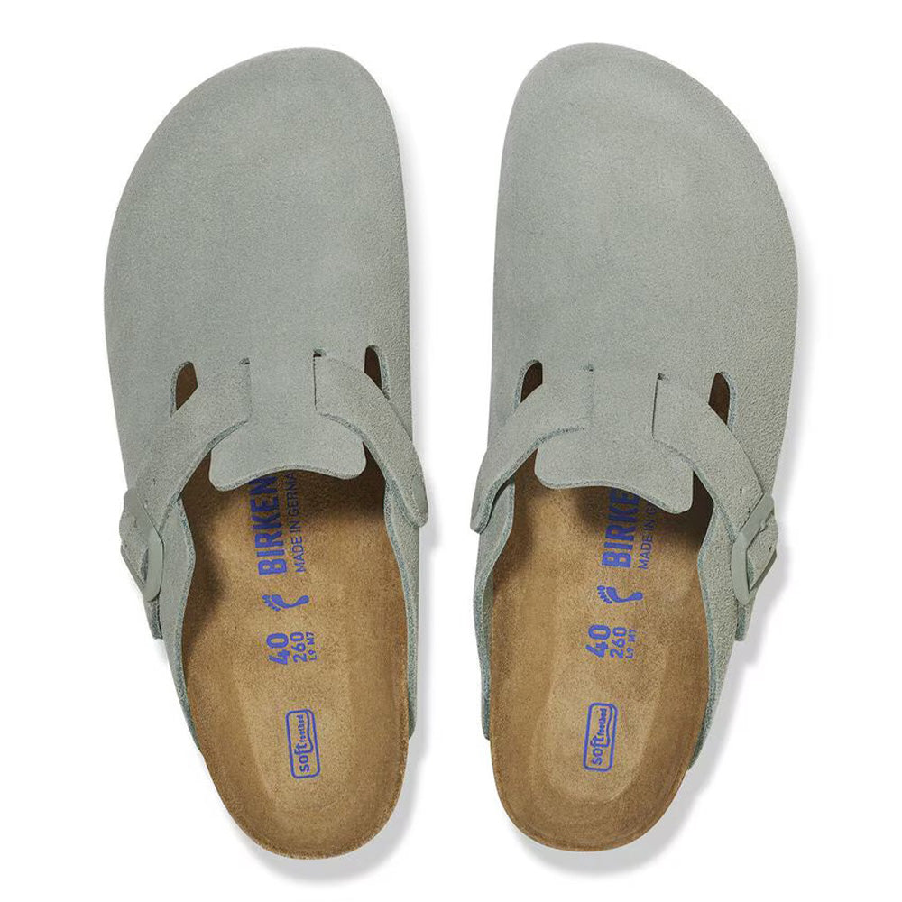 Birkenstock Boston BS Suede "Pure Sage"