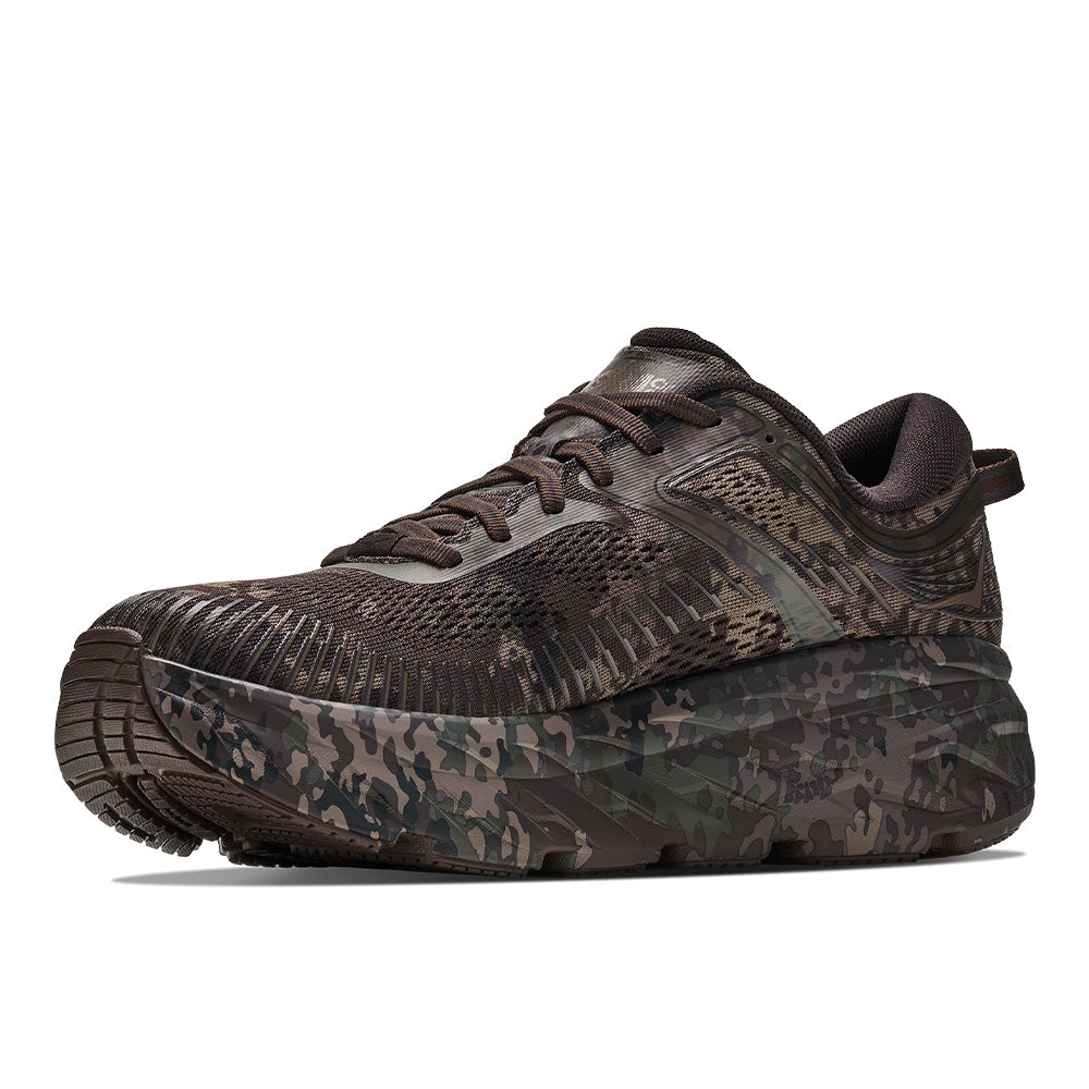Beams X Hoka Bondi 7 "Camo" Chestnut