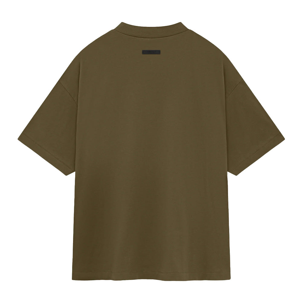 Fear Of God Essentials Jersey Crewneck SS Tee - Olive