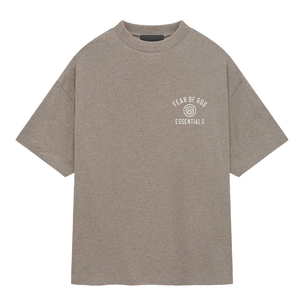 Fear Of God Essentials Jersey Crewneck SS Tee - Heather Grey