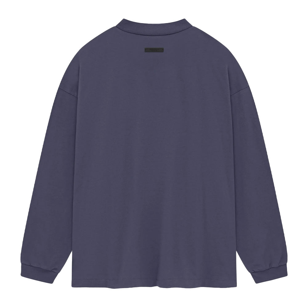 Fear Of God Essentials Jersey Crewneck LS Tee - Marine