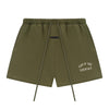 Fear Of God Essentials Fleece Soccer Short - Military