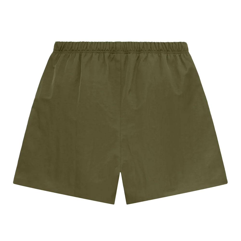 Fear Of God Essentials Textured Nylon Soccer Short - Military