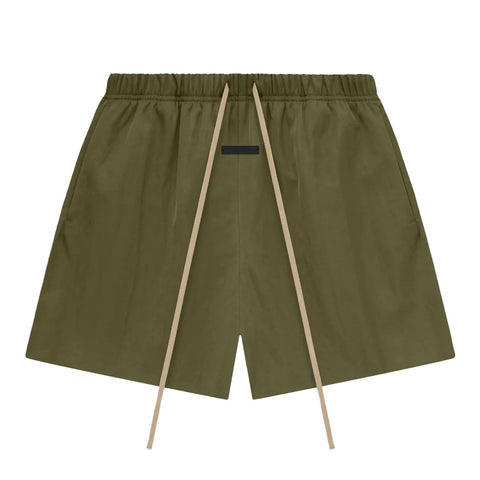 Fear Of God Essentials Fleece Soccer Short - Military