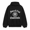 Fear Of God Essentials Heavy Fleece Shrunken Pullover Hoodie - Black