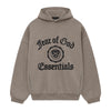 Fear Of God Essentials Heavy Fleece Shrunken Pullover Hoodie - Heather Grey