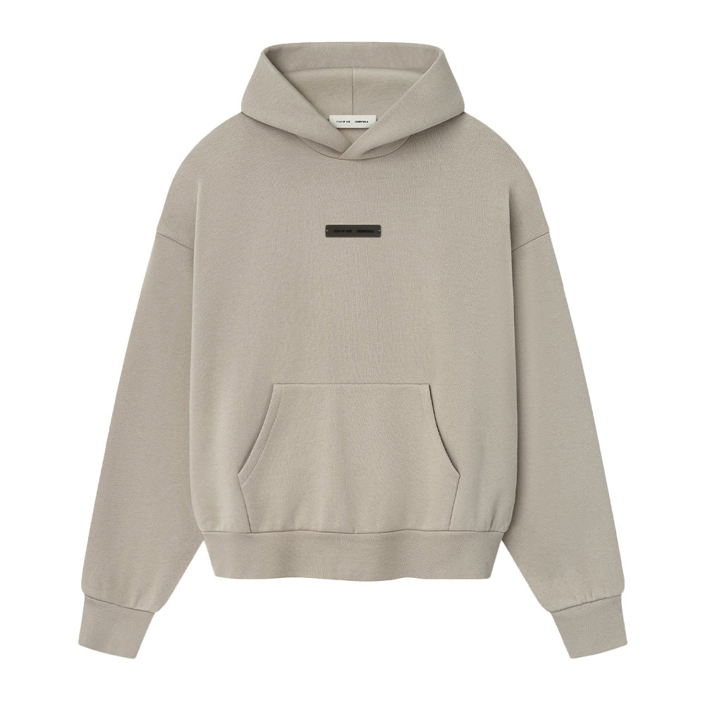 Fear Of God Essentials Classic Fleece Pullover Hoodie - Timber