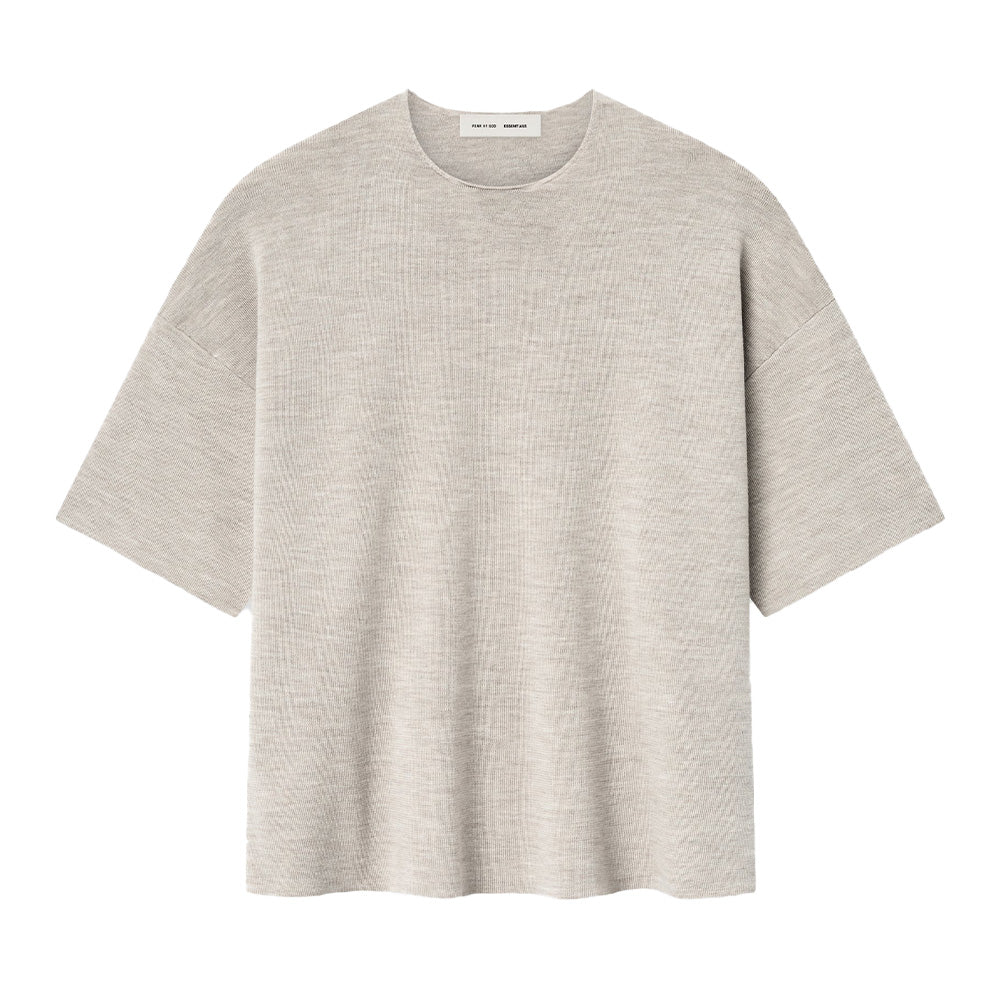 【FEAR OF GOD】ESSENTIALS MERINO SHORT SLEEVE SWEATER Fear Of God Essentials Merino SS Sweater Tee – Fresh Rags FL