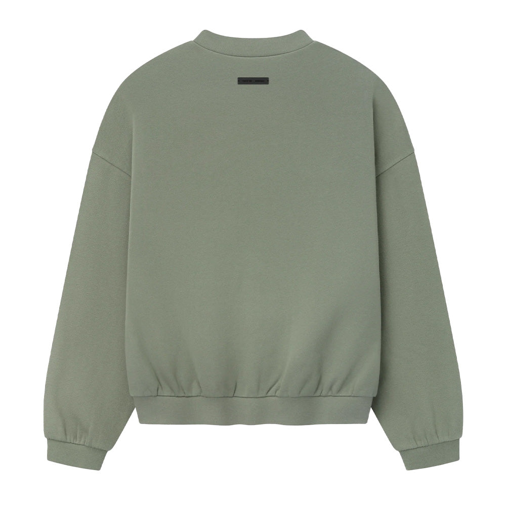 Fear Of God Essentials 90's Fleece Crewneck Sweater "Moss"