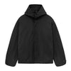 Fear Of God Essentials Textured Nylon Hooded Coaches Jacket - Black