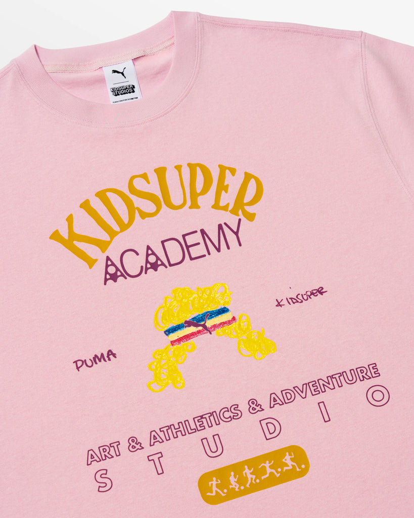 Kid Super X Puma Graphic SS Tee - Pearl Pink