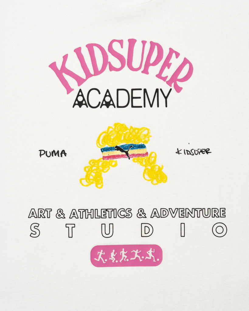 Kid Super X Puma Graphic SS Tee - White