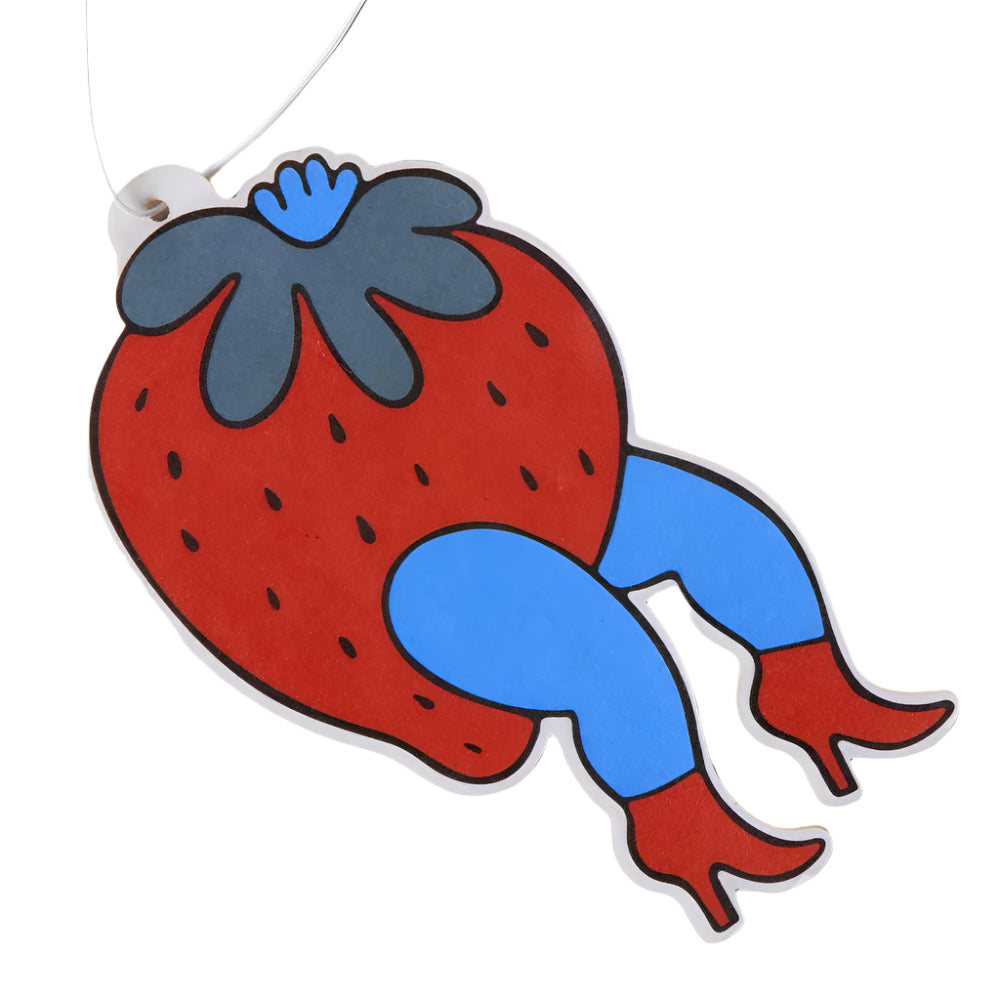 Parra Banana Car Air Freshener "Strawberry Scent"