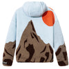 Market  1/4 Zip Peaked Polar Fleece Pullover Hoodie  Acorn   389000136