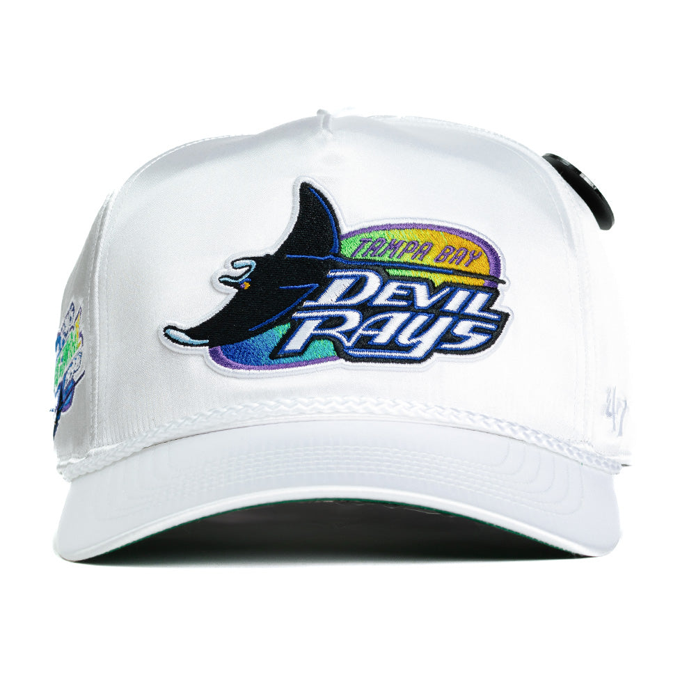 47 X FRSH Tampa Bay Rays "Satin City" Hitch Golfer Snapback - Pinellas White