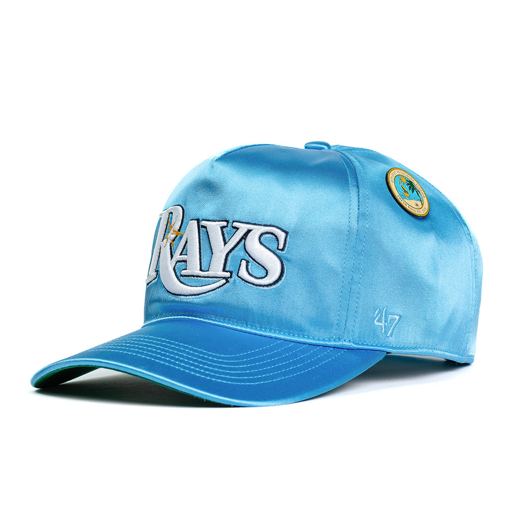 47 X FRSH Tampa Bay Rays "Satin City" Hitch Snapback - Sky Blue