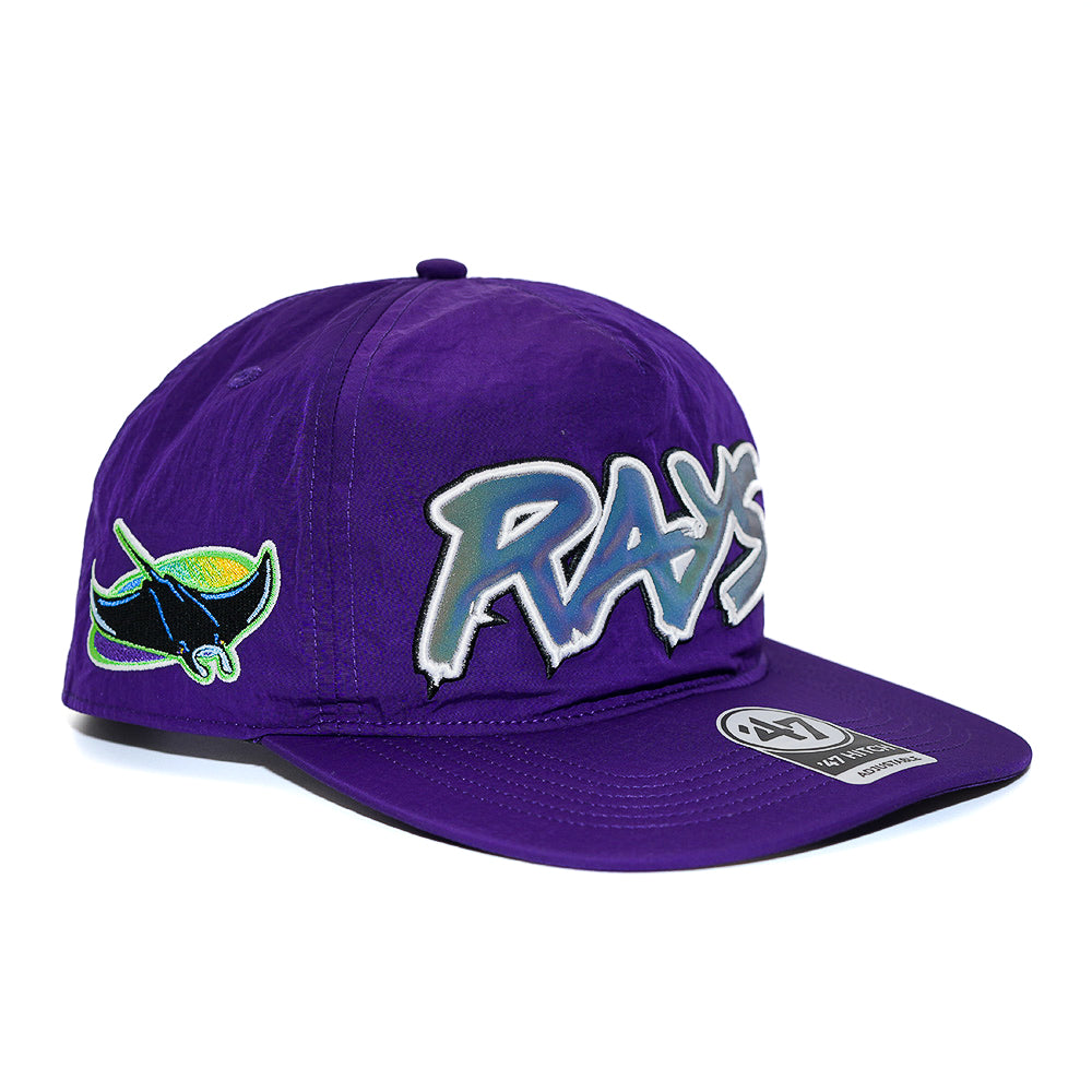47 x FRSH x Tampa Bay Rays "Iridium" OG SCRIPT- Nylon Hitch LC Snapback