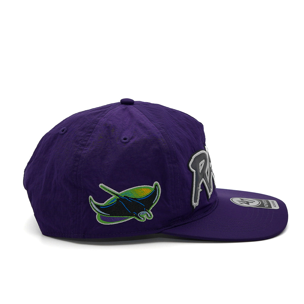 47 x FRSH x Tampa Bay Rays "Iridium" OG SCRIPT- Nylon Hitch LC Snapback